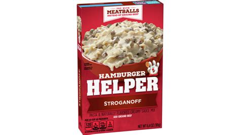 hamburger-helper-stroganoff-pasta-creamy-sauce image