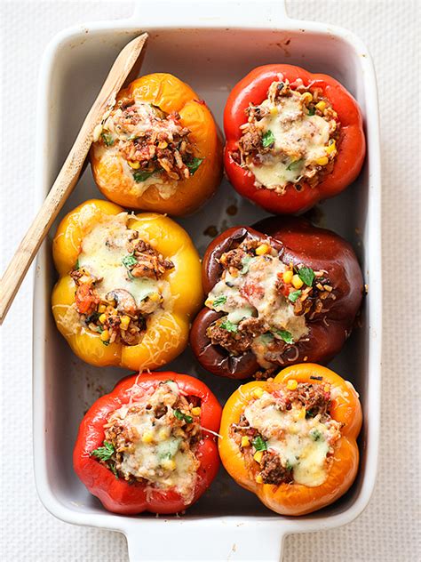 best-stuffed-bell-peppers-recipe-with-ground-beef image