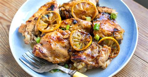instant-pot-chicken-thighs-with-honey-lemon-glaze image