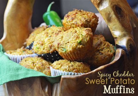 spicy-cheddar-sweet-potato-muffins-wanna-bite image