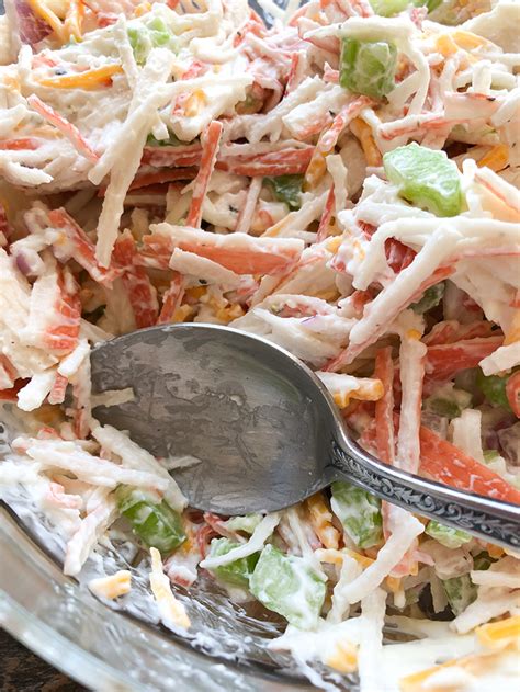 imitation-crab-salad-just-like-at-the-deli-counter-recipe-diaries image