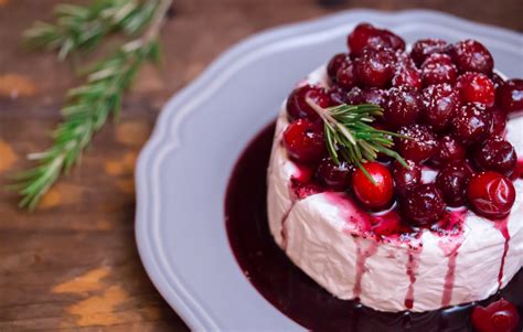 red-wine-poached-cranberries-baked-brie image