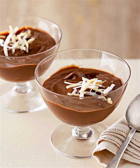 chocolate-coconut-pudding-better-homes-gardens image