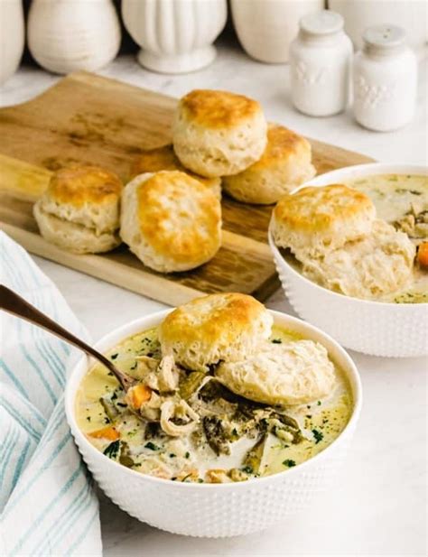 slow-cooker-chicken-pot-pie-recipe-with-biscuits image