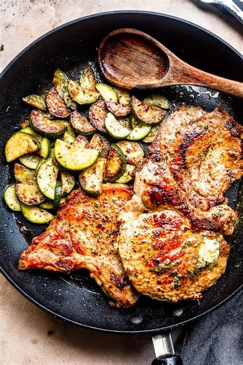 fried-pork-chops-with-garlic-butter-diethood image