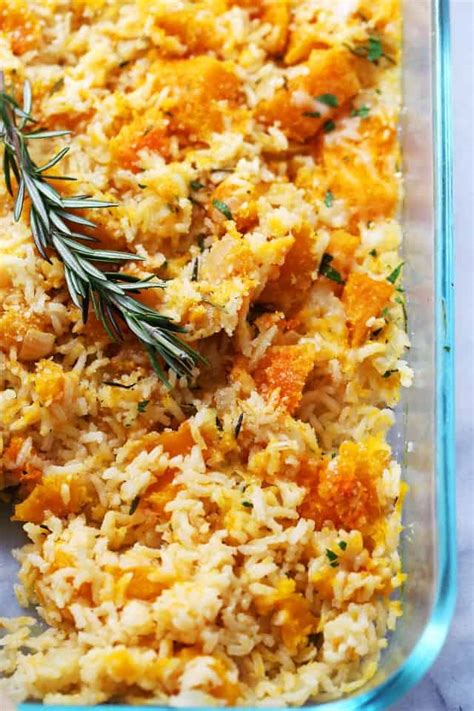 butternut-squash-and-rice-casserole-diethood image