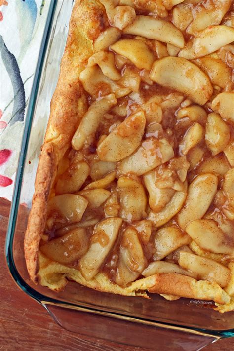 puff-pancake-bake-with-warm-apple-topping-emily image