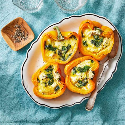 baked-spinach-feta-egg-stuffed-peppers image