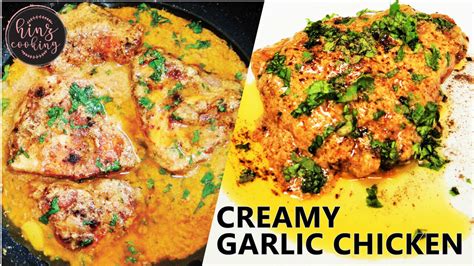 creamy-garlic-chicken-recipe-one-pan-chicken-dinner image