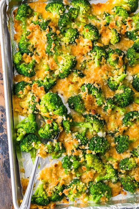 crispy-cheesy-roasted-broccoli-recipe-the-cookie image