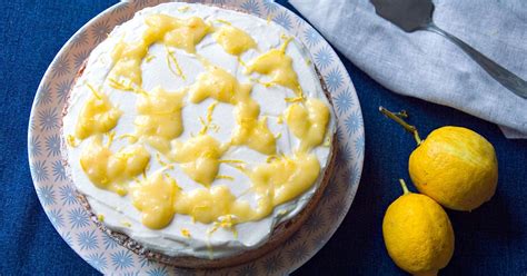 lemon-layer-cake-with-mascarpone-and-lemon-curd image