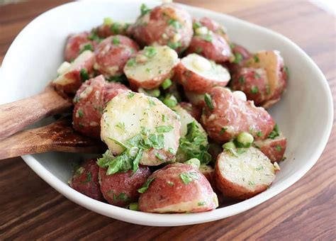 warm-potato-salad-with-dijon-vinaigrette-living-vegan image