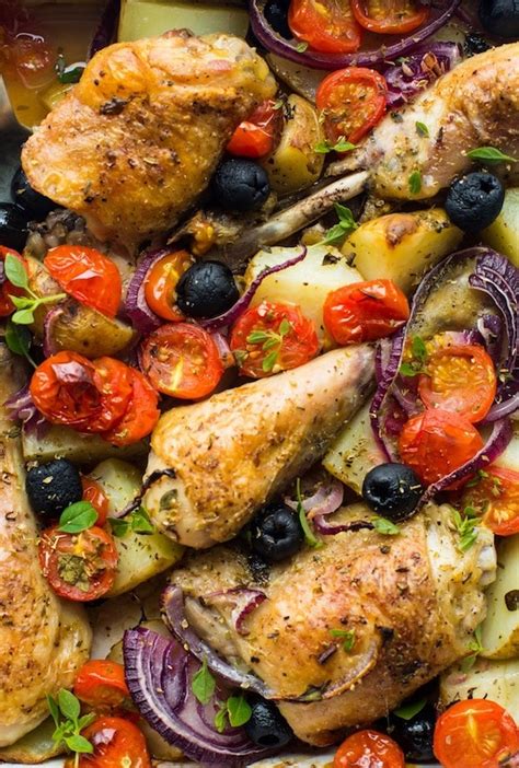 one-pan-greek-chicken-roasted-veggies-a-saucy image