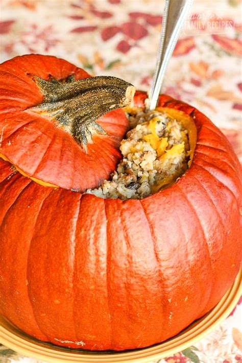 dinner-in-a-pumpkin-casserole-with-video-favorite image