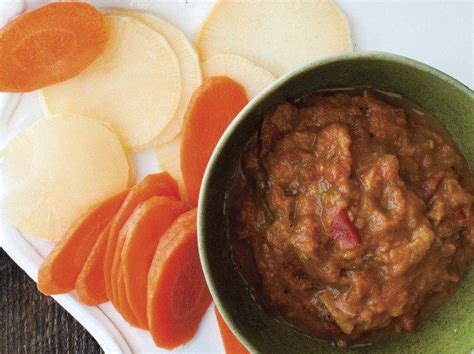 garlicky-eggplant-and-tomato-spread-mirza-ghasemi image