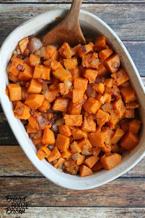 maple-glazed-sweet-potatoes-with-bacon-bread image