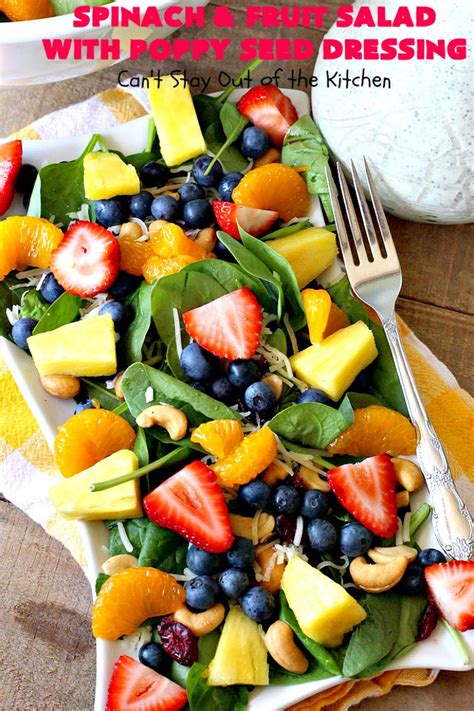 spinach-and-fruit-salad-with-poppy-seed-dressing image