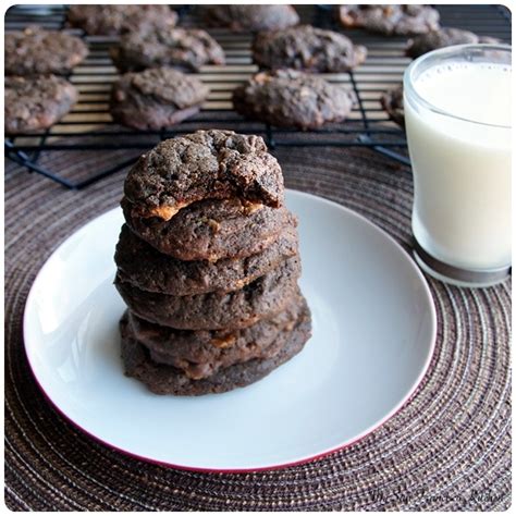 chocolate-butterfinger-cookies image