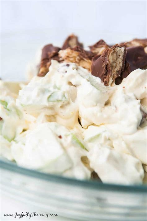 easy-apple-snickers-salad-a-5-ingredient image