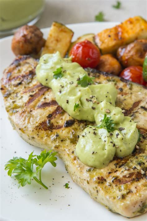 grilled-swordfish-with-avocado-mayonnaise-recipe-girl image