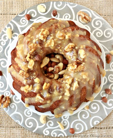 banana-cake-with-peanut-butter-frosting-foxy-folksy image