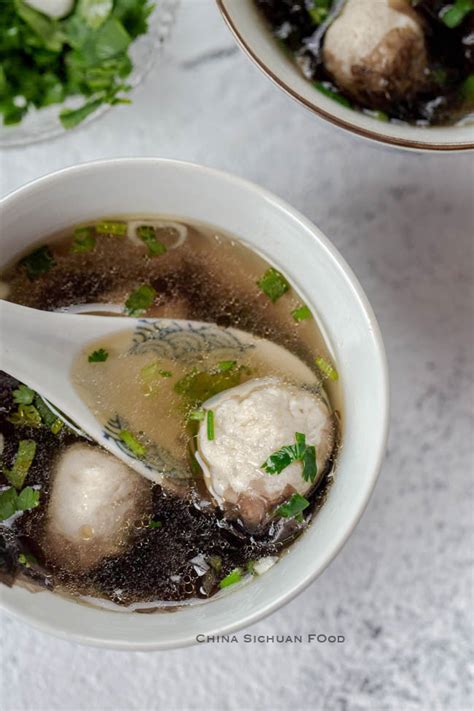 fish-ball-soup-china-sichuan-food image