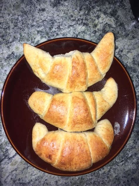 easy-whole-wheat-crescent-rolls-recipe-delishably image