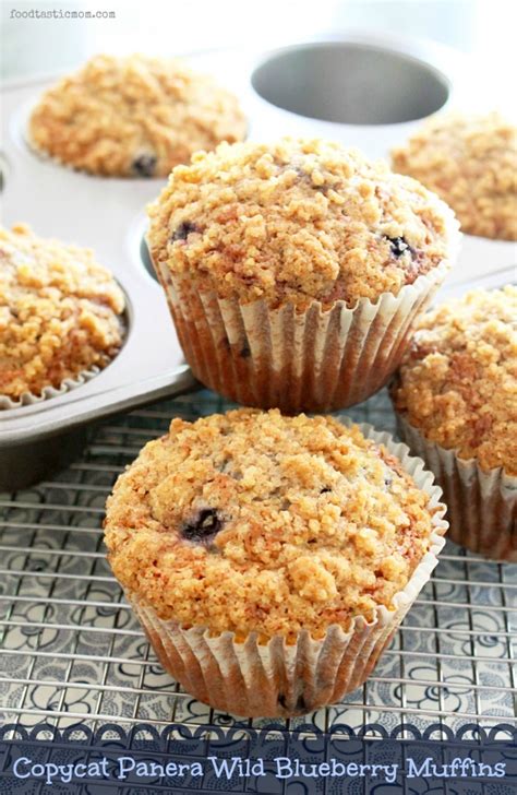 copycat-panera-wild-blueberry-muffins-foodtastic-mom image