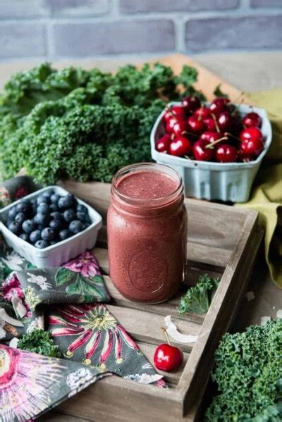 healthy-cherry-smoothie-simple-green-smoothies image