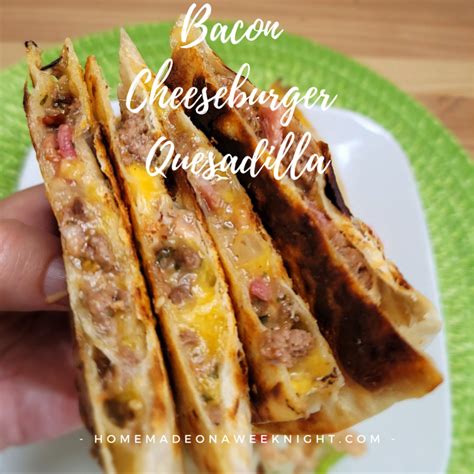bacon-cheeseburger-quesadillas-homemade-on-a image