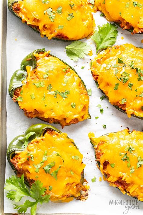 stuffed-poblano-peppers-recipe-chicken-cheese-wholesome image