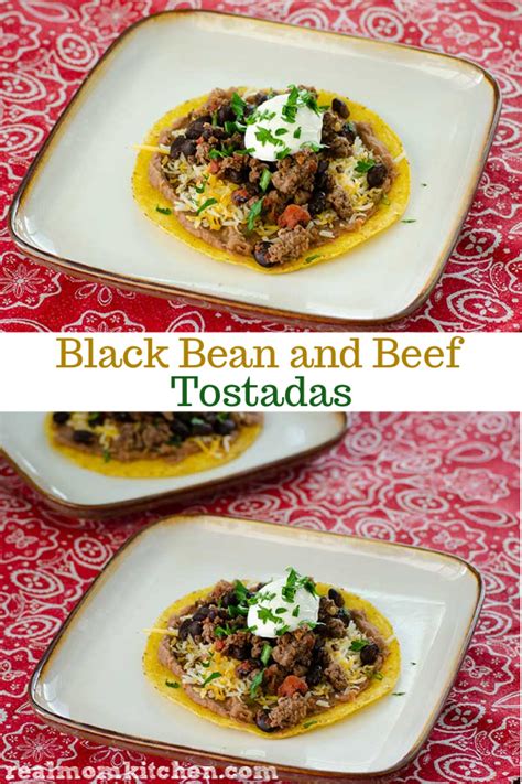 beef-and-black-bean-tostadas-real-mom-kitchen image