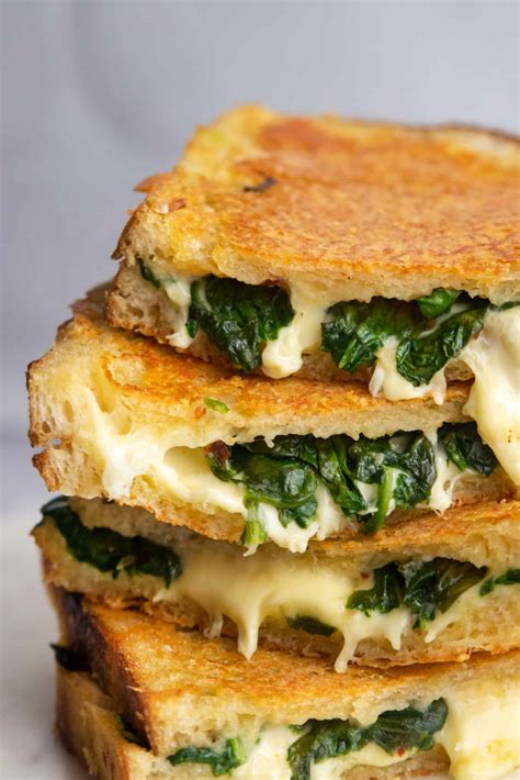 spinach-dip-grilled-cheese-giadzy image