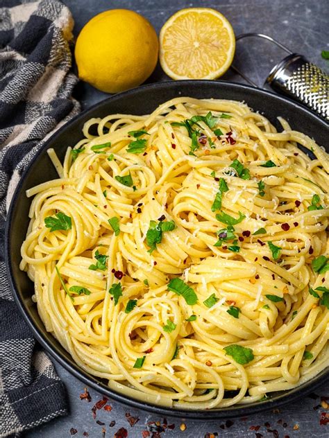 lemon-butter-garlic-pasta-sauce-pasta-al-limone image