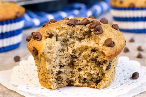 peanut-butter-chocolate-chip-banana-muffins image