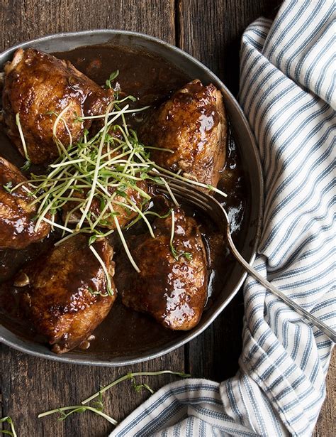 one-pan-balsamic-glazed-chicken-thighs image