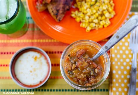 best-sweet-and-smoky-roasted-pepper-peach-salsa image