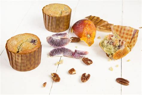 how-to-make-blood-orange-pecan-muffins-chef-dennis image