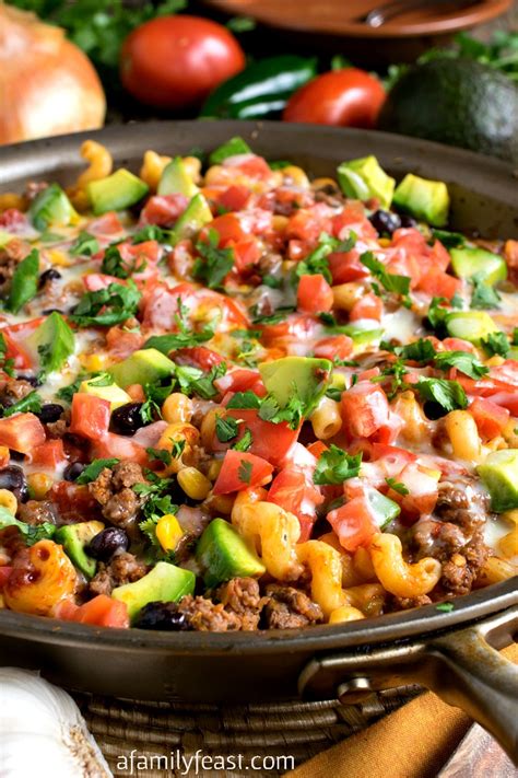 one-pot-tex-mex-pasta-a-family-feast image
