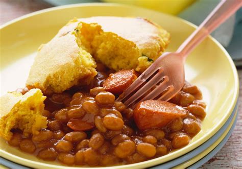 slow-baked-beans-and-franks-recipe-the-spruce-eats image