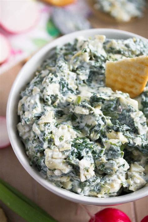 easy-spinach-artichoke-dip-no-bake-where-is-my-spoon image