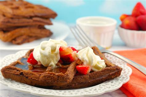 belgian-chocolate-waffles-ww-friendly-food image