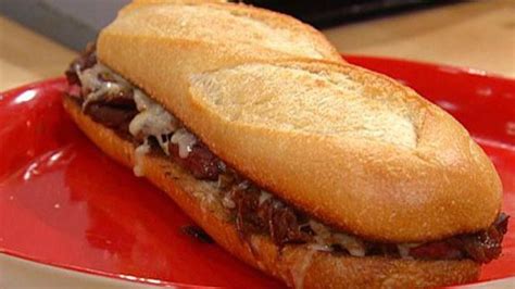 dressed-up-philly-cheesesteaks-recipe-rachael-ray-show image