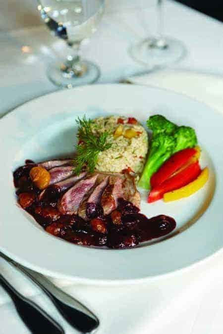 pan-seared-duck-breast-with-cranberry-port-sauce image