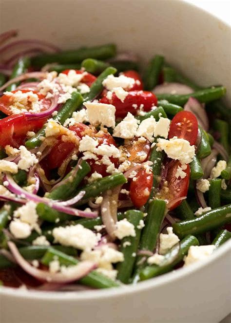 green-bean-salad-with-cherry-tomato-feta-recipetin image