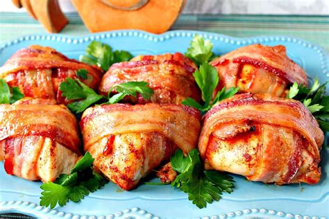 easy-smoky-sweet-bacon-wrapped-chicken-breasts image