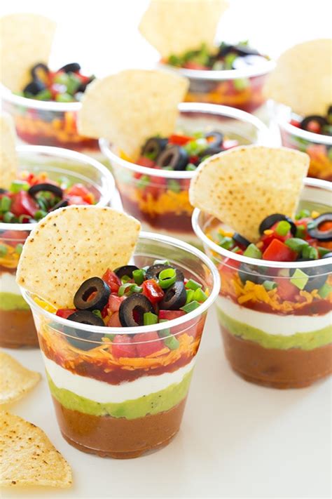 individual-7-layer-bean-dips-cooking-classy image
