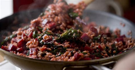 risotto-with-beet-greens-and-roasted-beets-the-new image