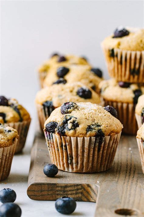 vegan-blueberry-muffins-perfectly-light-fluffy-muffin image
