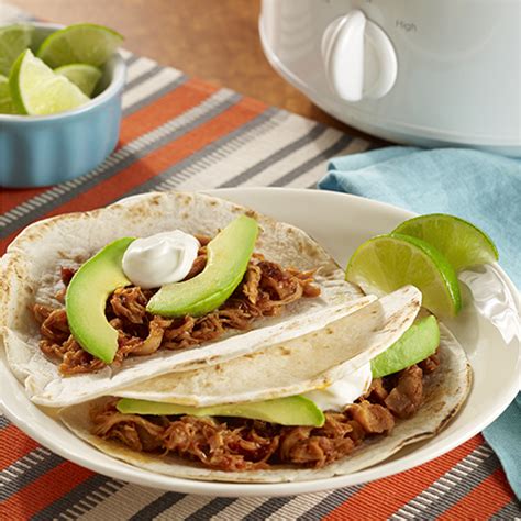 slow-cooker-honey-chipotle-chicken-tacos-ready image